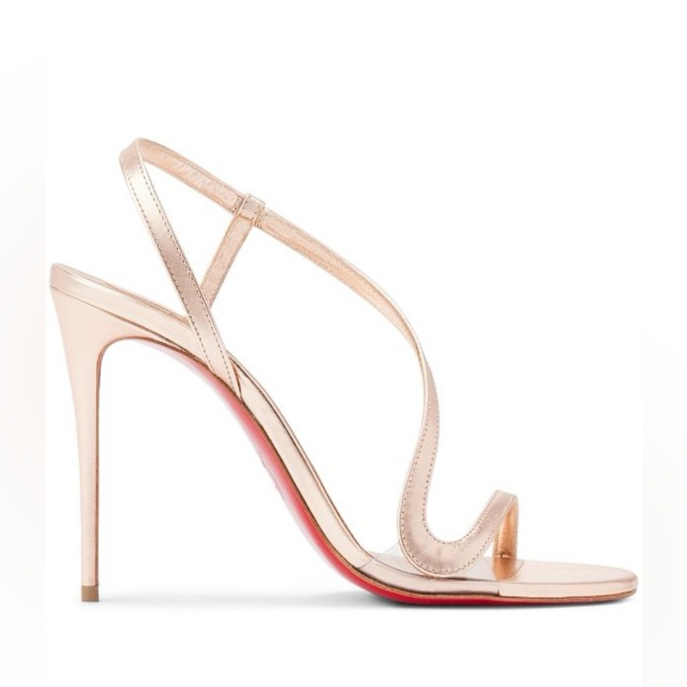 Christian Louboutin Rosalie 110mm leather sandals, size 38.5. Brand new in box